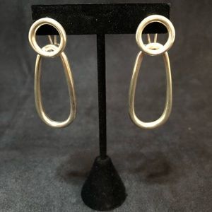 Vintage Wear Two Ways Sterling Silver Earrings